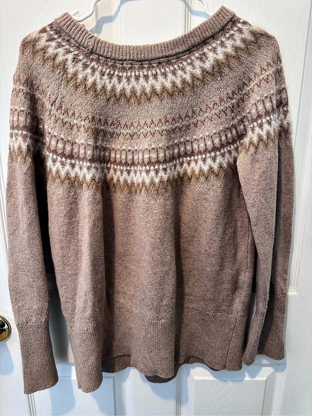 Tommy Hilfiger Fair Isle Geometric Knit Sweater-Size XL